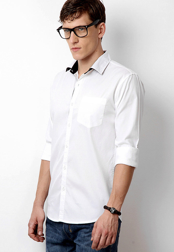 Hanburry White Long Sleeve Roll Up Shirt Fashion House Hanburry White Long Sleeve Roll Up Shirt Fashion House